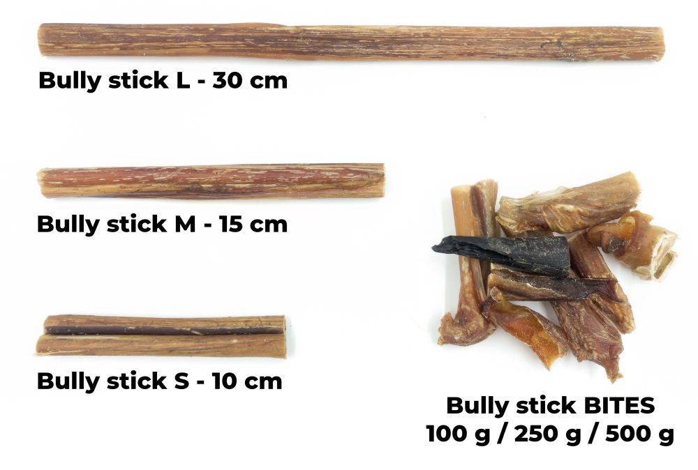 Bully Sticks / Beef Pizzle - all sizes from TNC PETS