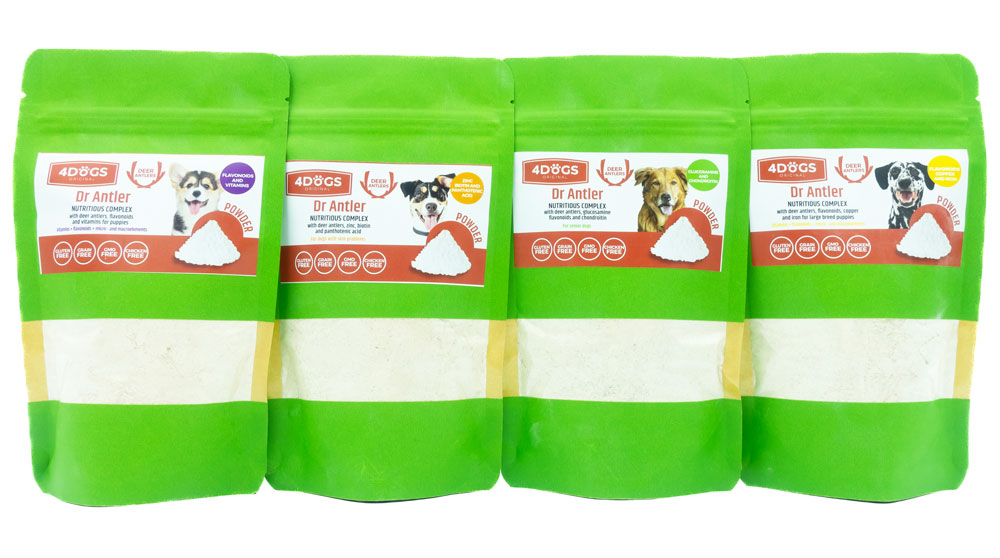 Antler & Minerals Supplement Powders for Dogs 