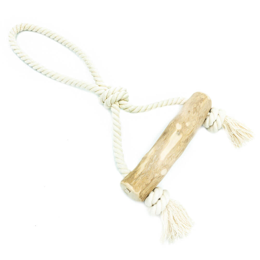 Rope Toys HKNOT with Coffee Wood Chew